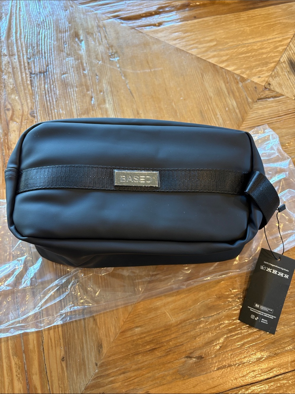 New BASED Essentials Black Men’s Toiletry Dopp Kit
